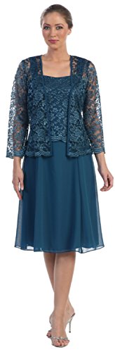 Womens-Short-Mother-of-the-Bride-Plus-Size-Formal-Lace-Dress-with-Jacket-2X-Teal-0