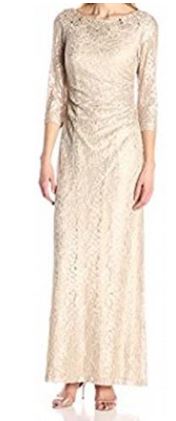 Lace Column Dress
