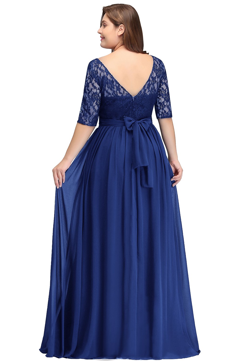 plus size royal blue bridesmaid dresses