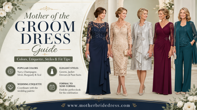 Mother of the Groom Dress Guide: Colors, Etiquette & Styles