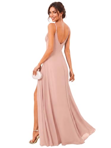 Ever-Pretty Women's Maxi Summer Backless Bridemaid Wedding Guest Dresses