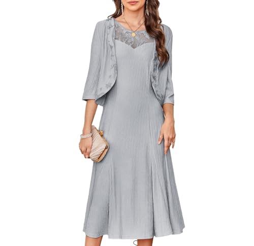 GRACE KARIN Mother of The Bride Dresses Wedding Guest Dresses with Jacket