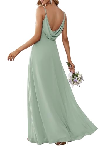 Ever-Pretty Women's Chiffon Backless Summer Bridesmaid Wedding Guest Dress
