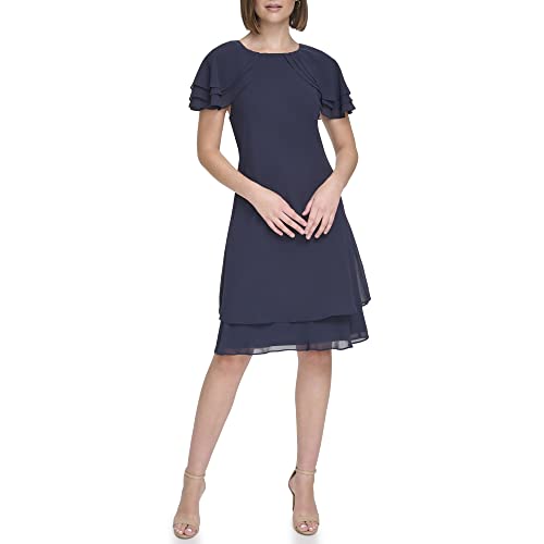 Jessica Howard Womens Dress, Navy, 18W