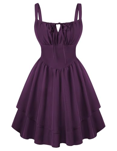 SCARLET DARKNESS Corset Mini Dress for Women Teens Grad Homecoming Sundress