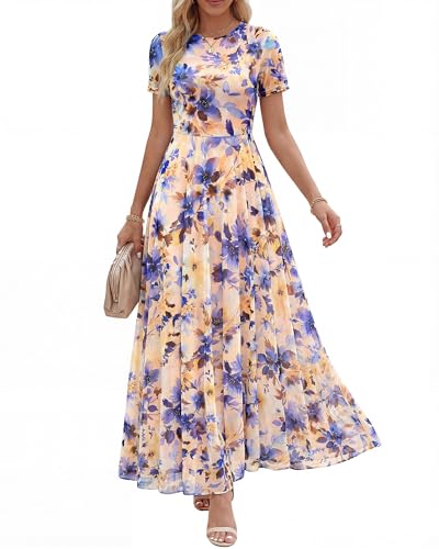 BTFBM Summer Dresses for Women 2026 Formal Short Sleeve Homecoming Dress