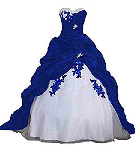 Babygirls Black Red and White Wedding Dress for Bride 2019 Sweetheart with Train Plus Size Bride Gowns US 16