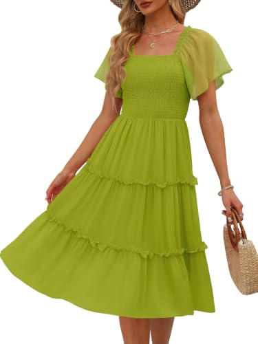 LILLUSORY Women Dresses Spring Summer 2026 Midi Graduation Bridal Flowy
