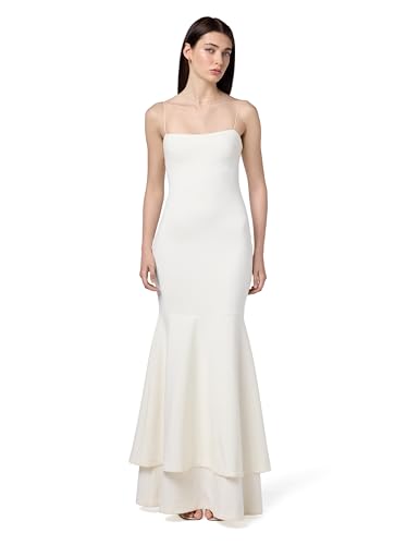 LIKELY Women's Aurora Gown, White, 2