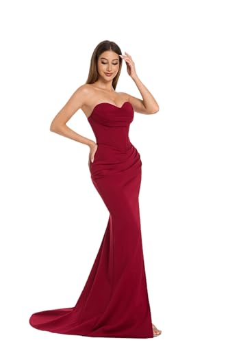 NYXARALUM Women Formal Dress for Wedding Guest Elegant Evening Prom Gown