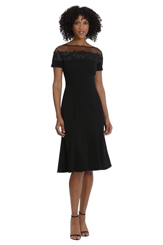 Maggy London Women's Dresses Illusion Dress Occasion Event Party Holiday Cocktail Guest of Wedding