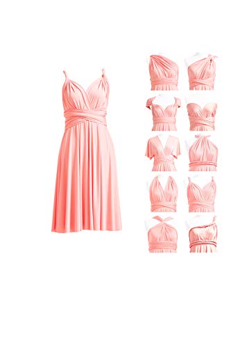 72styles Multi-Way Wrap Short Infinity Dress for Bridesmaids