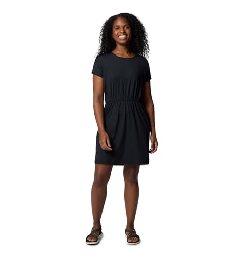 Columbia Women's Chill River Short Sleeve Dress, Black, XX-Large
