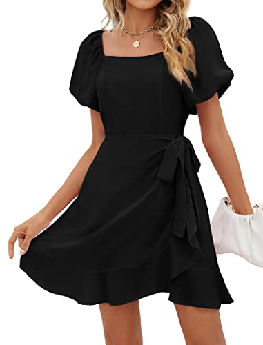 Women Dresses for Special Occasions Birthday Party Dress for Junior Teen Girl Dance Black XS