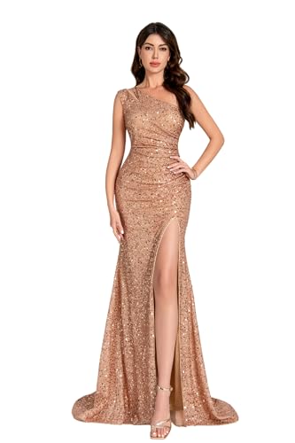NYXARALUM Sequin Prom Dress for Women Formal Party Evening Gala Dresses