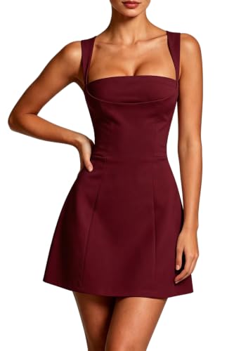 Women Short Corset A Line Mini Cocktail Dresses for Parties Homecoming | Structured Short Formal Dress for Parties, Wedding Guest, Bridal Shower, Engagement Party, Homecoming, Graduation