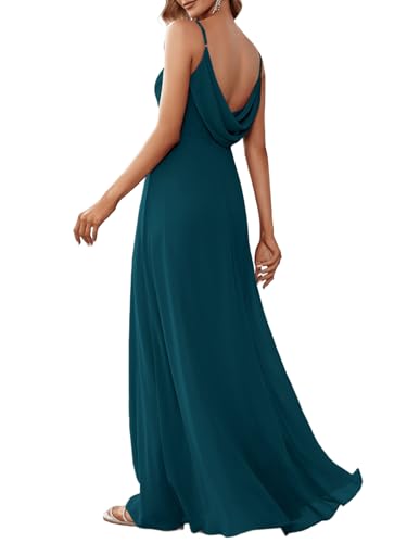 Ever-Pretty Women's Chiffon Backless Summer Bridesmaid Wedding Guest Dress