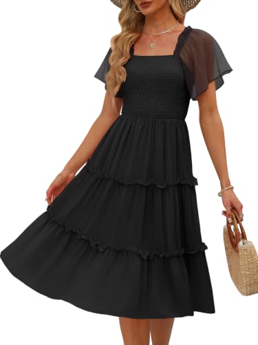 LILLUSORY Women Dresses Spring Summer 2026 Midi Graduation Bridal Flowy