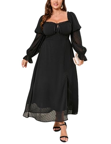 Black Formal Wedding Guest Dress Plus Size Elegant Evening Wear Midi Dress | Black Dress for Wedding Guest Plus Size, Mother of Groom Dresses for Wedding, Black Bridesmaid Dresses Long, Black Tie Dress