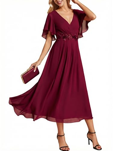 Ever-Pretty Women's Maxi Mother of the Bride Dresses Wedding Guest Dress