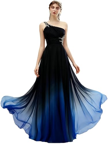 Gradient Long Prom Dresses for Women Ombre Evening Wedding Party Gowns 8