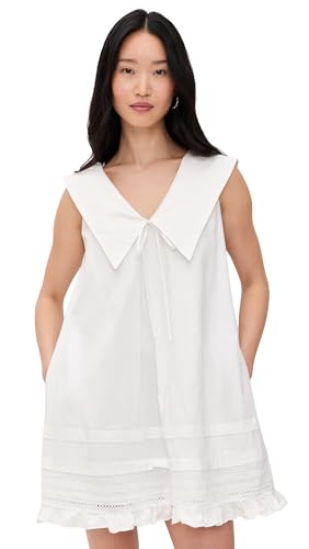 Lisa Says Gah Women's Jenny Mini Dress, Dove, XL