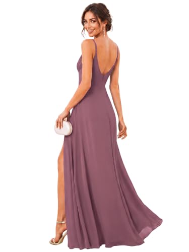 Ever-Pretty Women's Maxi Summer Backless Bridemaid Wedding Guest Dresses