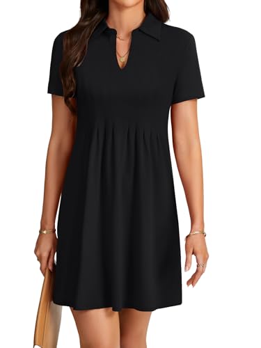 KIFOVEN Women's Summer 2026 Casual Mini Dress Black Small