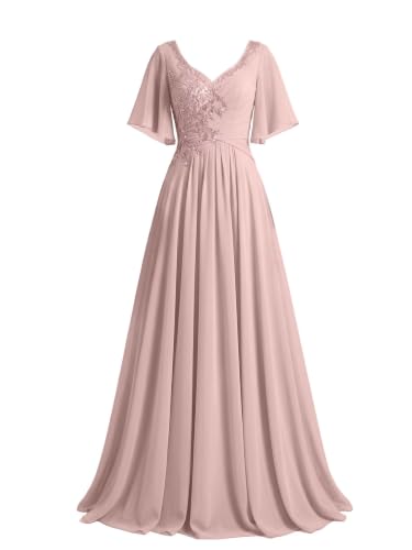 Spring Mother of Bride Dresses for Wedding Mosaic Floral A Line Long Dress