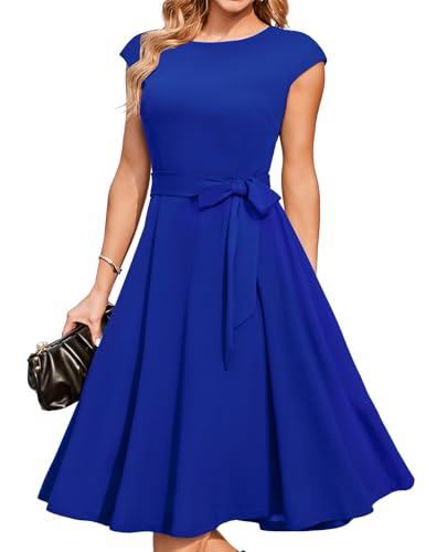 Cocktail Women Formal Dresses for Wedding Guest Church 2026 RoyalBlue XS