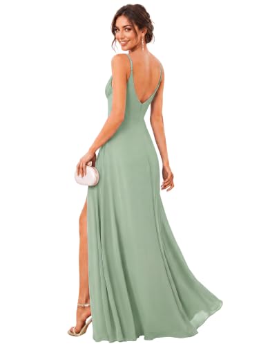Ever-Pretty Women's Maxi Summer Backless Bridemaid Wedding Guest Dresses
