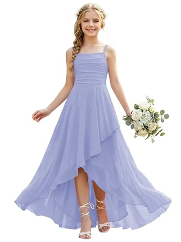 camftbo Ruched Junior Bridesmaid Dresses for Teen Girls 2026 Aqua 6