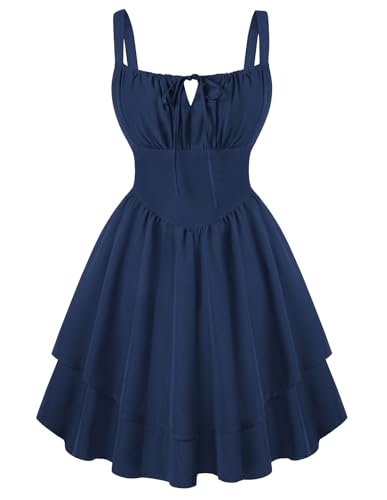 SCARLET DARKNESS Corset Mini Dress for Women Teens Grad Homecoming Sundress