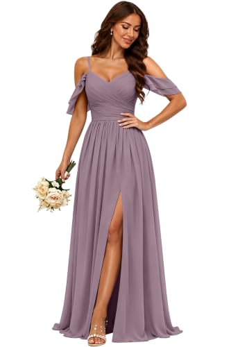 Bridesmaid Dresses for Wedding A-Line Lace-up Evening Dress Wisteria 10