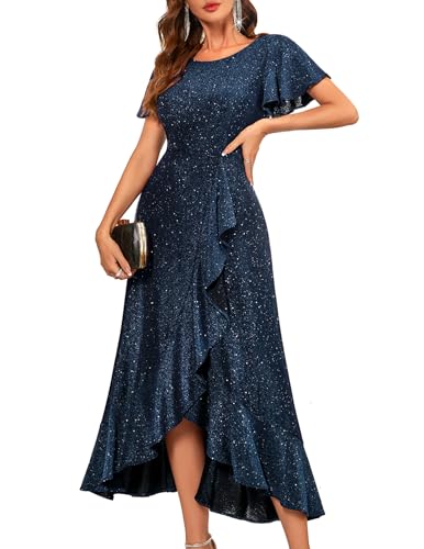 BeryLove Womens Evening Dresses for Women Formal Party Cocktail Gown Navy S
