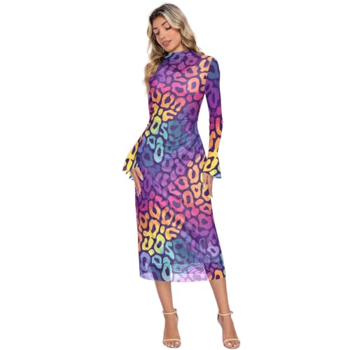 Long Sleeve Maxi Dress for Women Fall Wedding Guest Dresses Formal M