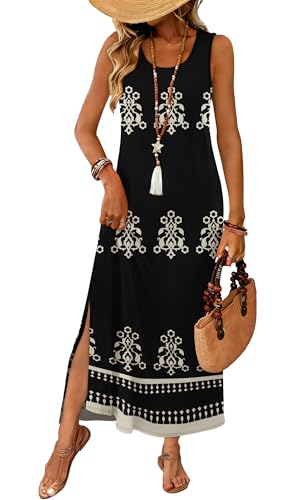 Spring Summer Dresses for Women 2026 Maxi Dress Boho Hawaiian Cruise Vacation Spring Outfits Plus Size Dresses for Curvy Women Floral Sundresses Beach Vacation Essentials Spring Dresses
