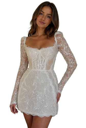 Short Lace Wedding Dresses for Women Corset Bridal Gown Mini Wedding Reception Gowns Ivory-K 6