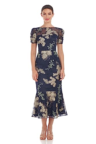 Hope Flounce Tea Length Dress
