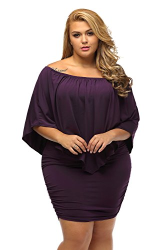 Plus Size Summer Dresses for Curvy Women Wedding Guest Formal Purple Dress