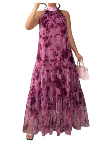 BEAUDRM Women's Plus Size Fall Summer Wedding Guest Dress Cocktail Dress