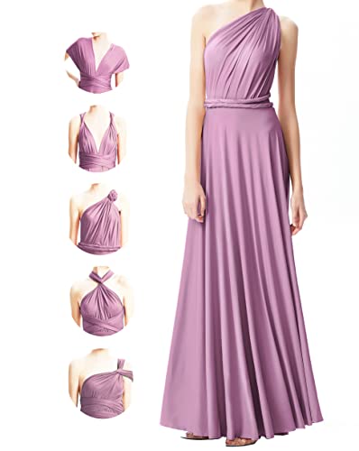 INFIWING Multi-Way Wrap Infinity Maxi Dress for Bridesmaids & Wedding Guest