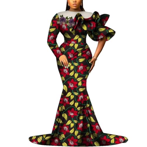 African Traditional Dresses for Women Party Dashiki Long Robe Dress Elegant African Lady Evening Gown Dresses