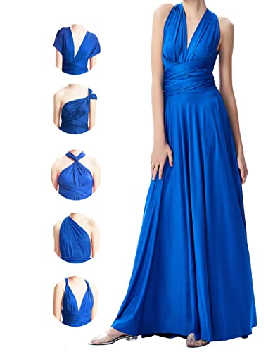 INFIWING Multi-Way Wrap Infinity Maxi Dress for Bridesmaids & Wedding Guest