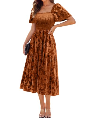 Simplee Womens Velvet Dress Fall Semi Formal Wedding Guest Dresses 2026