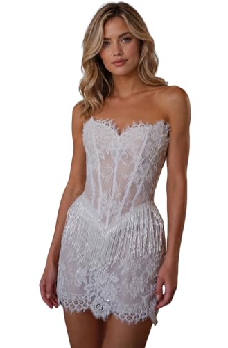 Mini Tight Wedding Reception Gowns Short Boho Wedding Dresses for Bride 2026 Simple Bridal Shower Dress Ivory-L 2