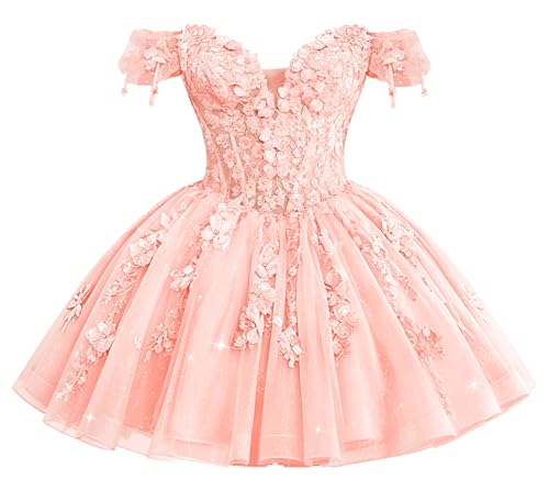 DXUOPL Blush Pink Short Homecoming Dresses Size 02